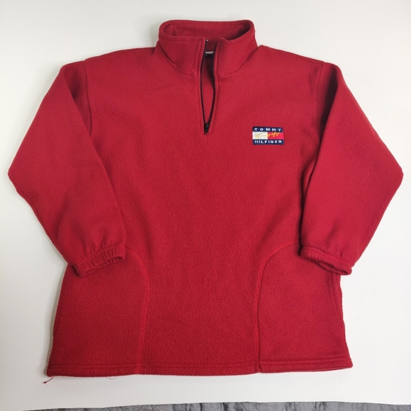 Tommy Hilfiger Other - Vintage Tommy Hilfiger Fleece M USA Pullover Flag
